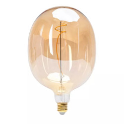 Żarówka dekoracyjna LED 4W E27 1800K 280lm T175 złote szkło