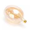 Żarówka dekoracyjna LED 4W E27 1800K 280lm T175 złote szkło