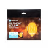 Żarówka dekoracyjna LED 4W E27 1800K 280lm T175 złote szkło