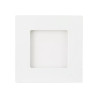 Panel LED natynkowy kwadratowy 9W 4000K 850lm biały plastikowy