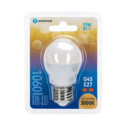 Żarówka LED kulka G45 11W E27 3000K 1060lm biała do wnętrz