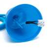Oprawka do żarówki E27 z przewodem 2x0,75 mm² niebieska, max 60W