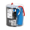 Oprawka do żarówki E27 z przewodem 2x0,75 mm² niebieska, max 60W