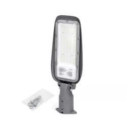 Latarnia LED zewnętrzna 50W 6500K 4500lm szara szczupła IP65