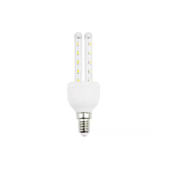 Żarówka LED 2U E14 6W 3000K 510lm ciepłe światło szklana