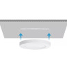 Panel natynkowy LED 18W 6500K 2100lm biały okrągły