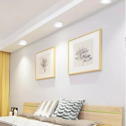 Panel natynkowy LED 18W 6500K 2100lm biały okrągły