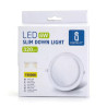 Panel LED podtynkowy 6W 3000K 525lm biały do wnętrz