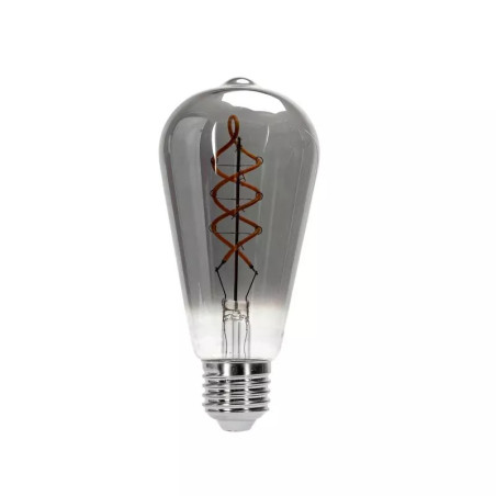 Żarówka LED dekoracyjna ST64 E27 4W 1800K szara szklana