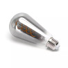 Żarówka LED dekoracyjna ST64 E27 4W 1800K szara szklana