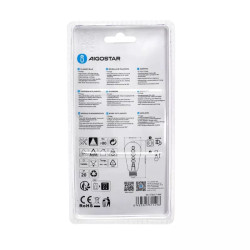 Żarówka LED dekoracyjna ST64 E27 4W 1800K szara szklana