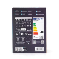 Żarówka LED E27 18W RGB z zimną barwą 6500K Bluetooth Mesh