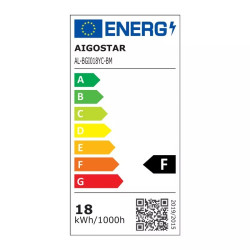 Żarówka LED E27 18W RGB z zimną barwą 6500K Bluetooth Mesh