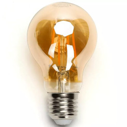 Żarówka LED 16W E27 A60 bursztynowa ciepłe światło 2200K 1760lm