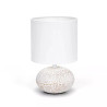 Lampa stołowa ceramiczna z trzonkiem E14, max 40W, biała