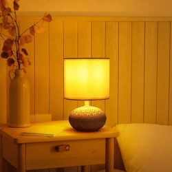 Lampa stołowa ceramiczna z trzonkiem E14, max 40W, biała