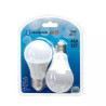 Żarówki LED A60 E27 10W 6500K 2 sztuki zimne światło 950lm