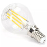 Żarówka LED filament G45 E14 4W 2700K 400lm z możliwością ściemniania