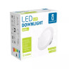 Panel LED podtynkowy 15W 4000K neutralny biały 1535lm okrągły IP44