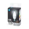 Żarówki LED świeczki C37 E27 12W 6500K 2 sztuki zimne światło