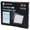 Halogen LED 200W zimne światło 6500K 18000lm IP65 czarny