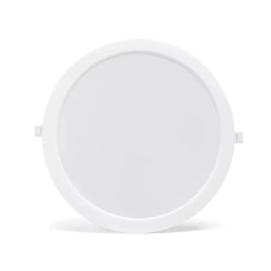 Panel LED podtynkowy 24W 3000K 2700lm do wnętrz biały okrągły