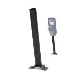 Mocowanie ścienne do latarni rura 50 mm długość 489 mm czarne żelazo
