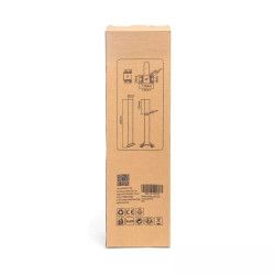 Mocowanie ścienne do latarni rura 50 mm długość 489 mm czarne żelazo
