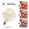 Żarówka LED Filament E27 4W 2200K bursztynowa G125 400lm