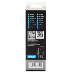 Żarówka świeczka LED C37 E27 11W zimna barwa 1060 lumenów biała