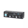 Żyrandol sufitowy czarny z 4 oprawkami GU10, moc 80W