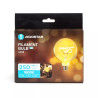 Żarówka LED filamentowa E27 4W ciepła 1800K duża bańka z napisem Love