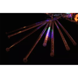 Lampki LED sople 15 cm z efektem padającego śniegu w różnych kolorach
