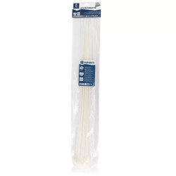 Opaski zaciskowe nylonowe 4,8x450 mm białe 30 sztuk
