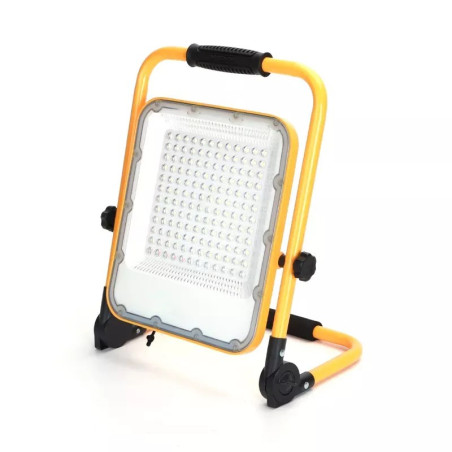 Lampa robocza LED przenośna 100W zimna barwa 6500K z akumulatorem