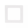 Panel ramka podtynkowa do pojedynczego włącznika 82x82x8 mm biała