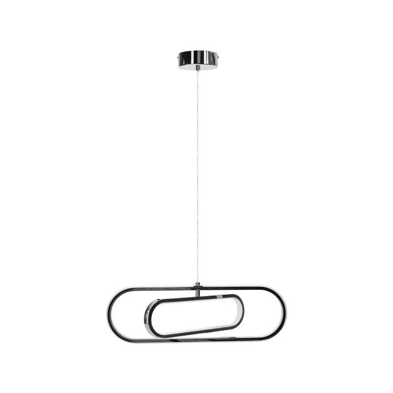 Lampa wisząca LED 35W emitująca ciepłe światło 2700K chromowana