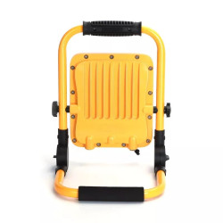 Lampa robocza LED 30W zimna barwa 6500K ładowalna USB żółta