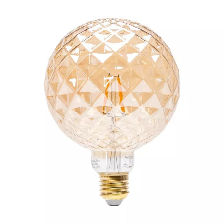 Żarówka dekoracyjna LED 4W E27 1800K złote szkło ciepłe światło