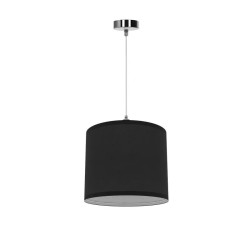 Lampa wisząca z czarnym abażurem, moc 60W, gwint E27, 1 szt.