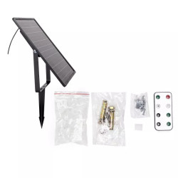 Taśma LED solarna 200W 2700K 20 m z panelem monokrystalicznym