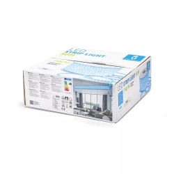 Taśma LED 50m 7W/m niebieska 10mm 230V IP65 do efektów świetlnych