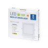 Panel LED kwadratowy 12W 1400lm 4000K podtynkowy biały