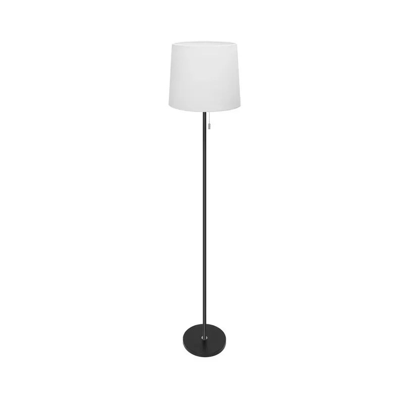 Lampa stojąca 150 cm biały z abażurem i oprawką E27 max 60W