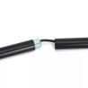 Lampa stojąca 150 cm biały z abażurem i oprawką E27 max 60W