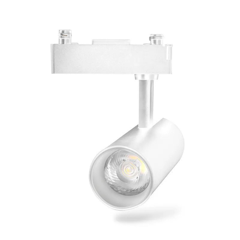 Reflektor LED 10W 6500K 800lm do systemu szynowego dwuprzewodowego biały