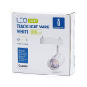 Reflektor LED 10W 6500K 800lm do systemu szynowego dwuprzewodowego biały