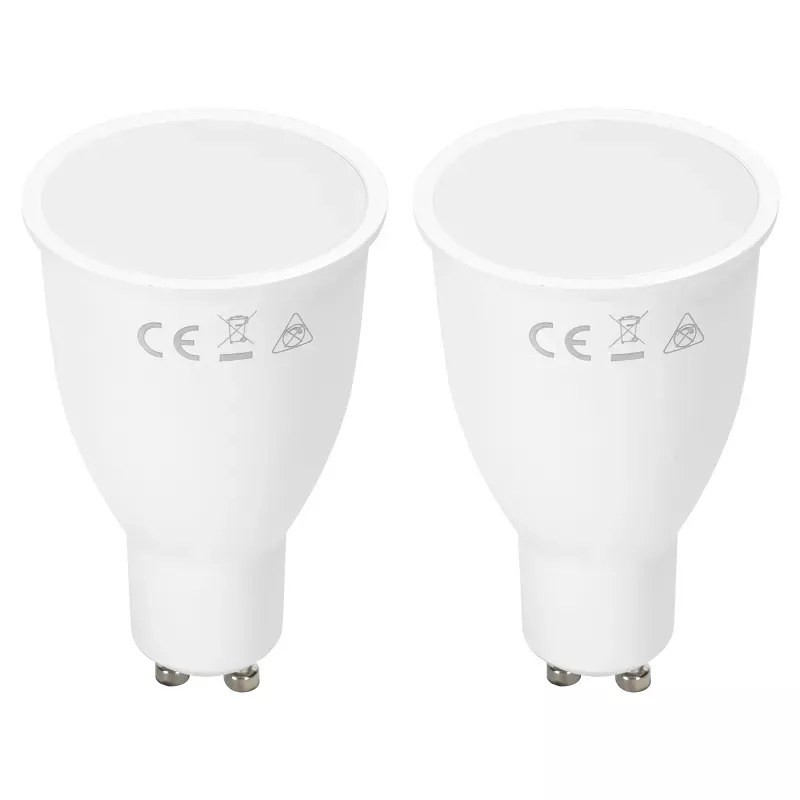 Żarówka LED GU10 15W 3000K 1180lm kąt 100° 2 sztuki biała