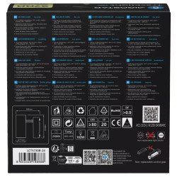 Reflektor LED 24W 2700lm 4000K czarny do szyn dwuprzewodowych