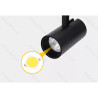 Reflektor LED 24W 2700lm 4000K czarny do szyn dwuprzewodowych